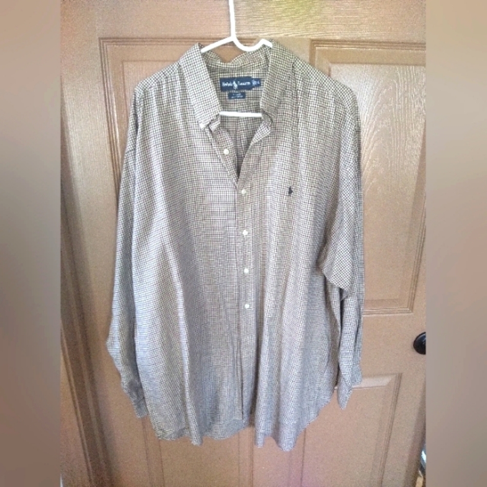 NWOT Checkered Men's Designer Shirt